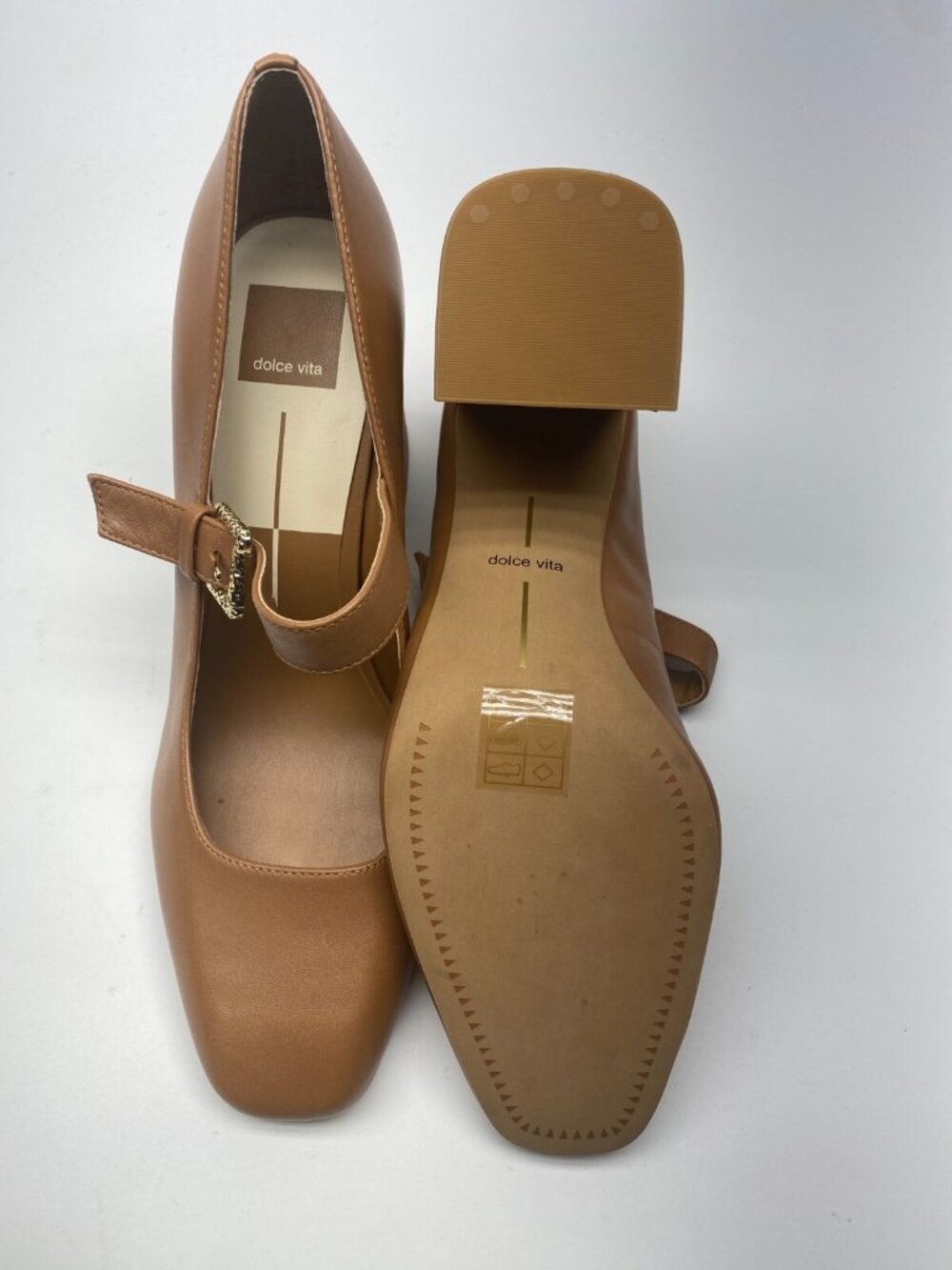 Dolce Vita Women's Lakota Mary Jane Caramel Heels Sz 10 - Picture 10 of 10